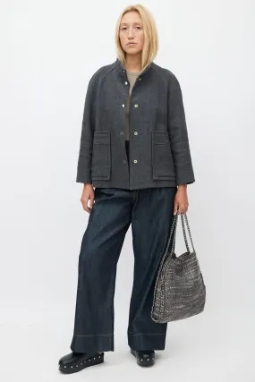 Grey Tweed Falabella Bag