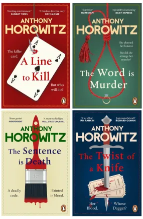 Hawthorne and Horowitz Mysteries Series by Anthony Horowitz 4 Books Collection Set - Fiction - Paperback