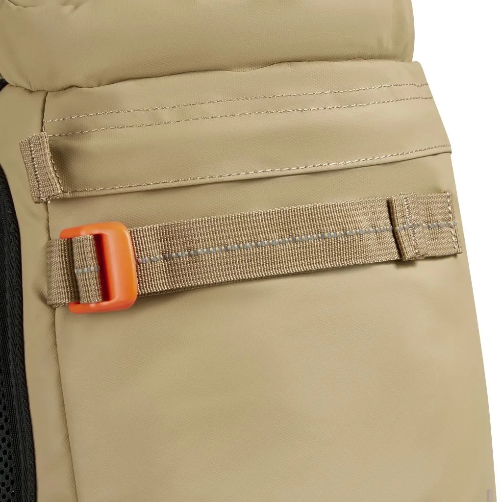 Jeep Cylindrical 17" Laptop Backpack with RFID - Yellow