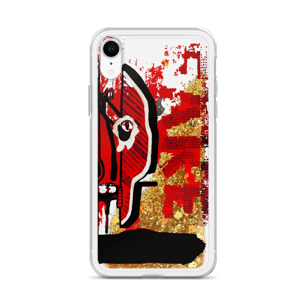 Kiss Me, Kill Me Liquid Glitter iPhone Case
