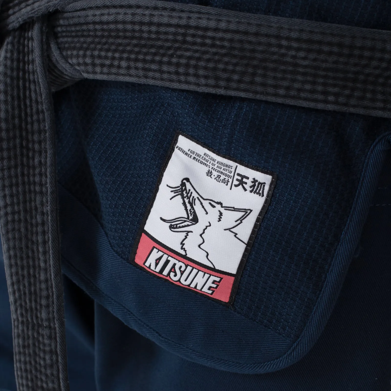 Kitsune "Red Skies" Women's BJJ Gi - Navy Blue