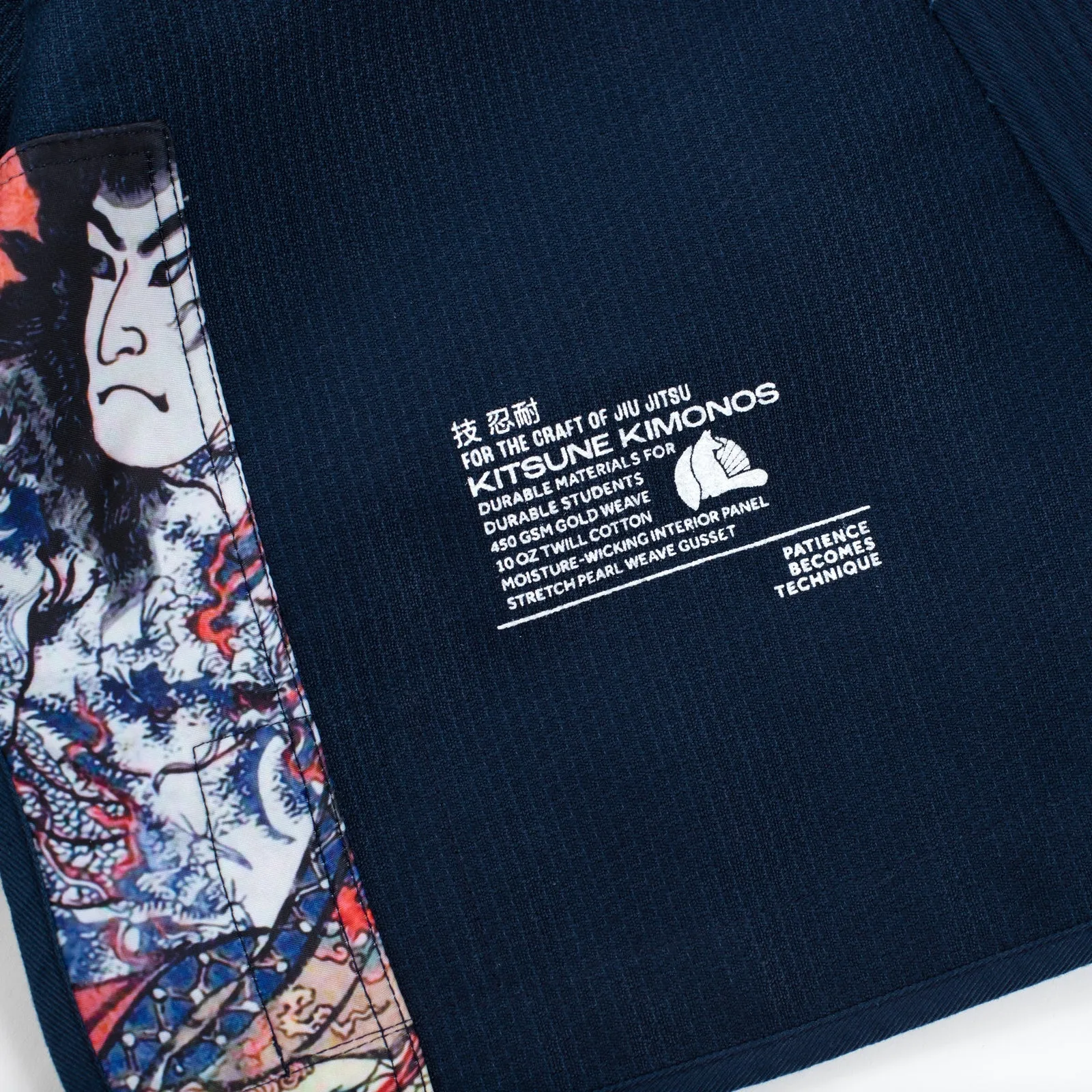 Kitsune "Red Skies" Women's BJJ Gi - Navy Blue