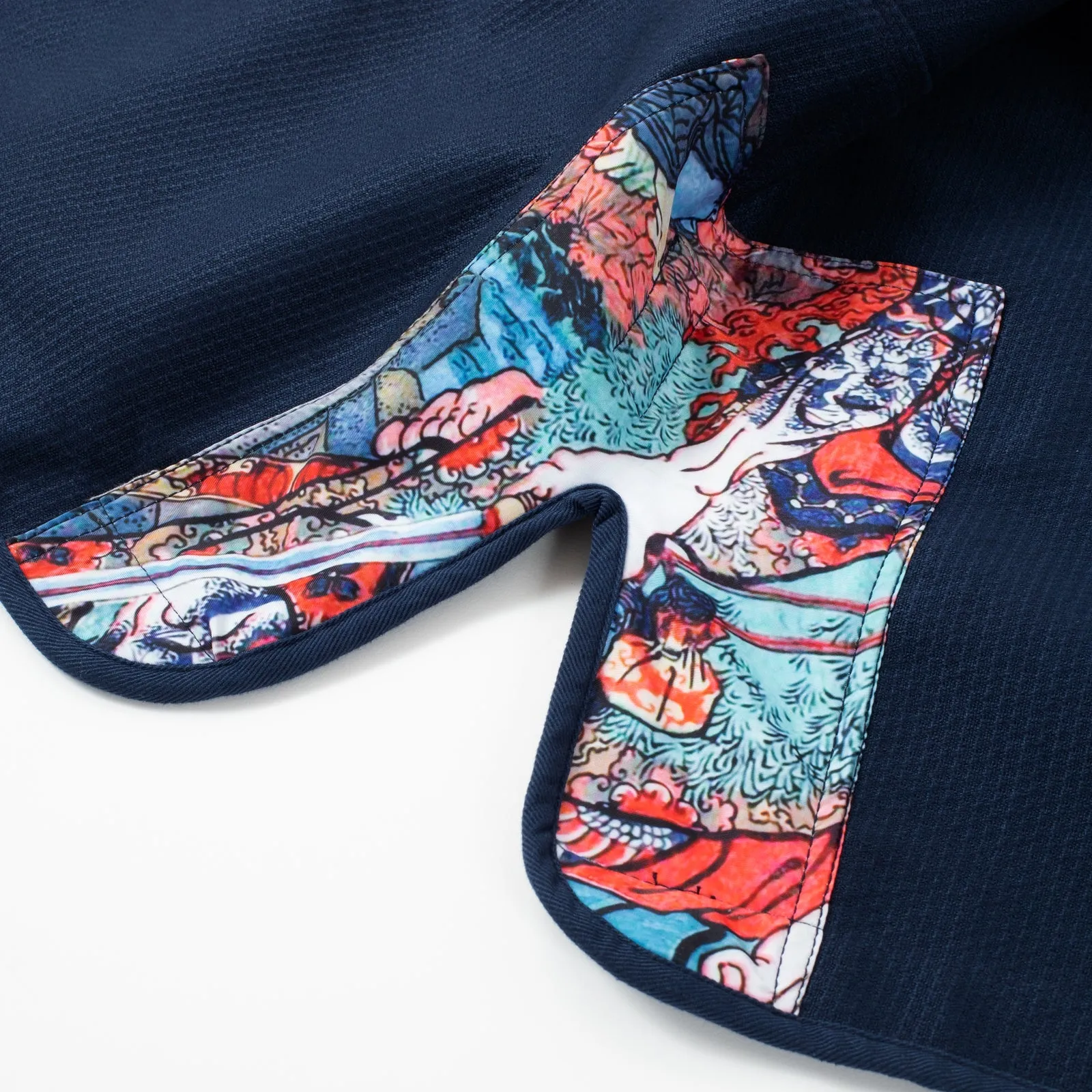 Kitsune "Red Skies" Women's BJJ Gi - Navy Blue