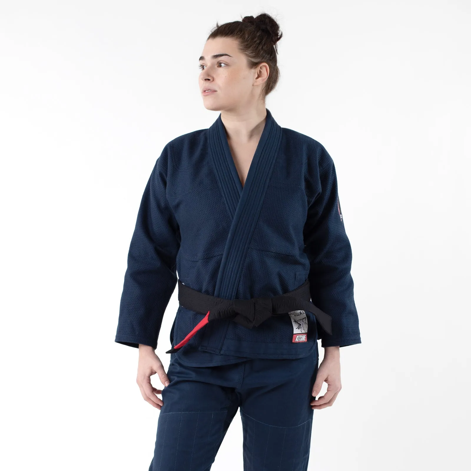 Kitsune "Red Skies" Women's BJJ Gi - Navy Blue