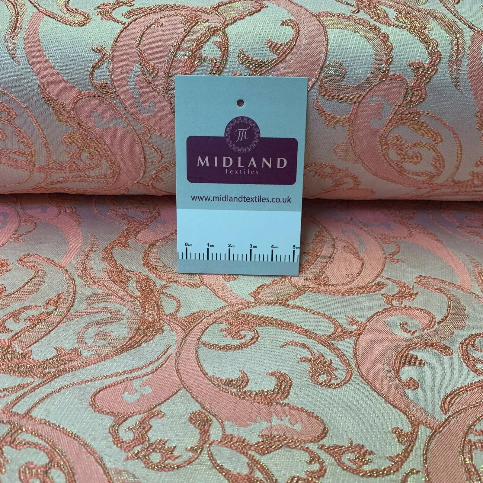 Lurex Ornamental Brocade wedding fabric M1498 Mtex