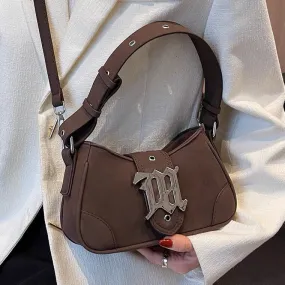 Minimalist Suede Handle Bag, Cute Leather Shoulder Handbag, Solid Retro Small Handbag for Women, Handheld Wallet Phone Bag, Gift for her
