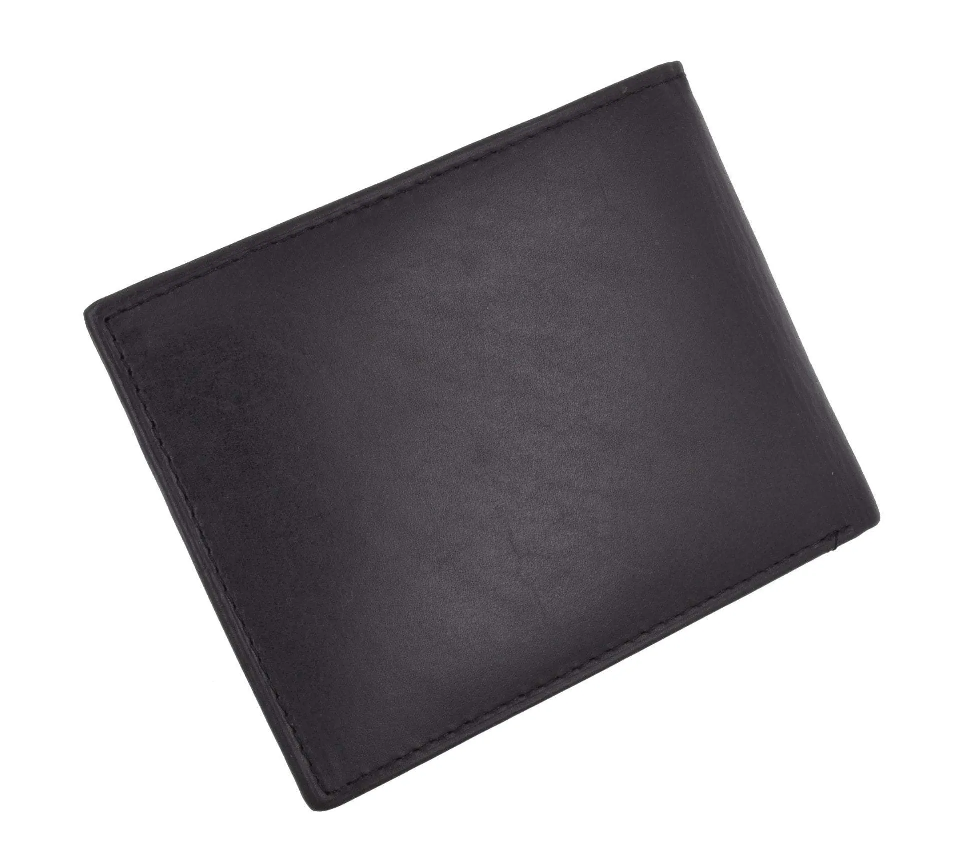 New Cavelio Multi Capacity Middle Flap ID Card Holder Bifold Wallet High Quality Genuine Leather 730052 (C)