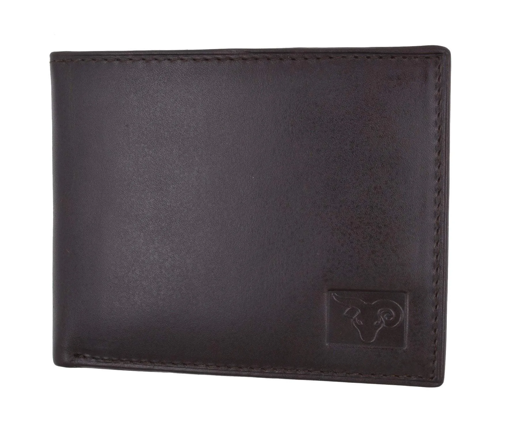 New Cavelio Multi Capacity Middle Flap ID Card Holder Bifold Wallet High Quality Genuine Leather 730052 (C)