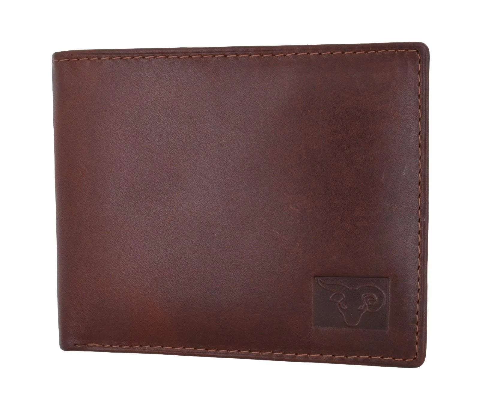 New Cavelio Multi Capacity Middle Flap ID Card Holder Bifold Wallet High Quality Genuine Leather 730052 (C)
