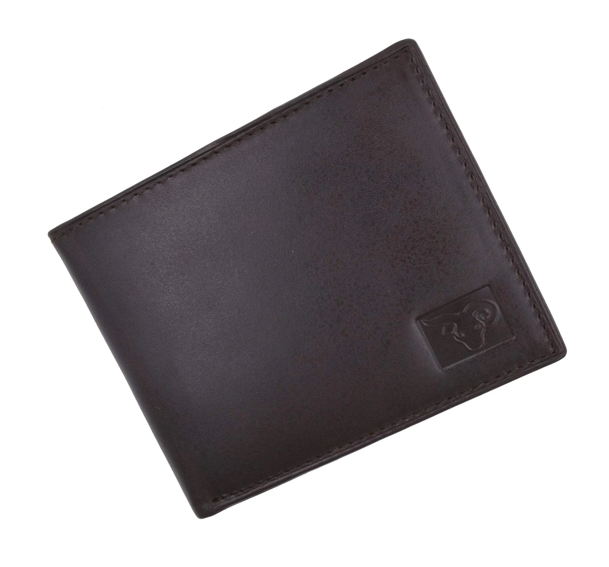 New Cavelio Multi Capacity Middle Flap ID Card Holder Bifold Wallet High Quality Genuine Leather 730052 (C)