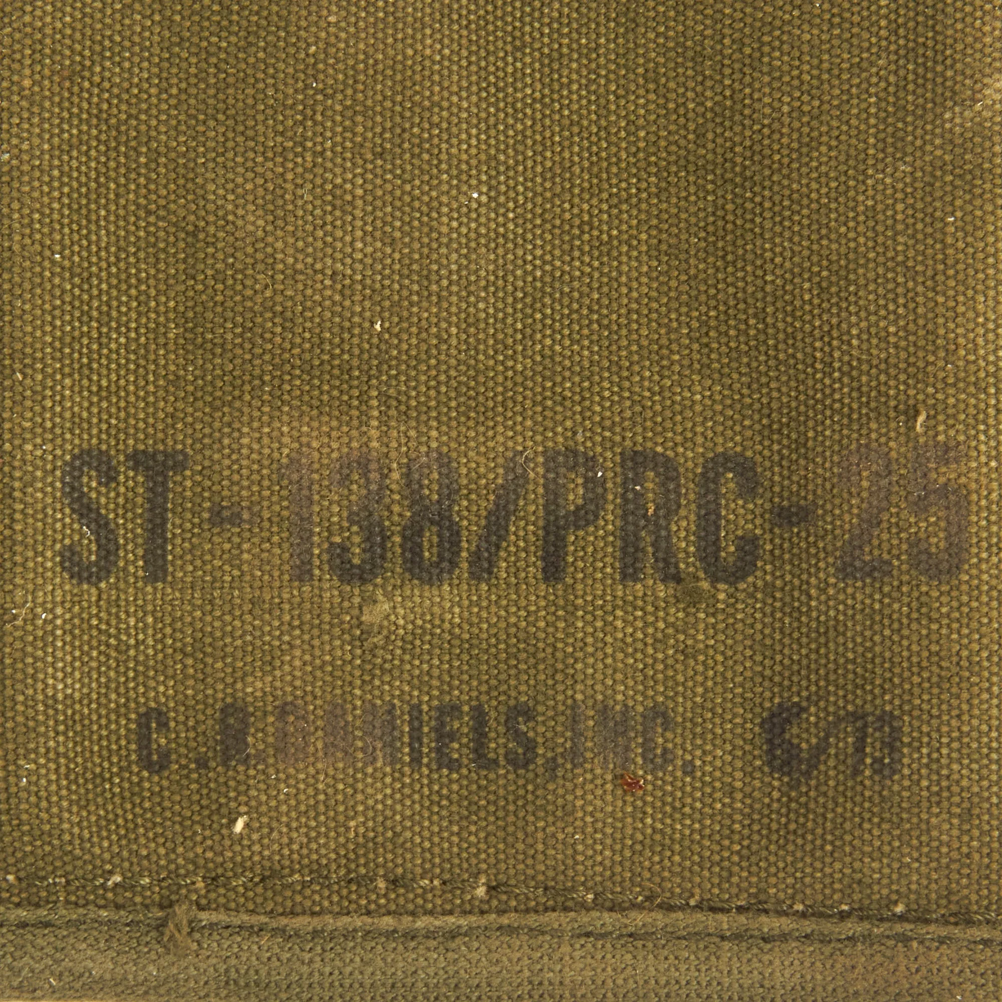 Original U.S. Korean & Vietnam War Era RT-176 AN/PRC-10 Backpack Radio Rig