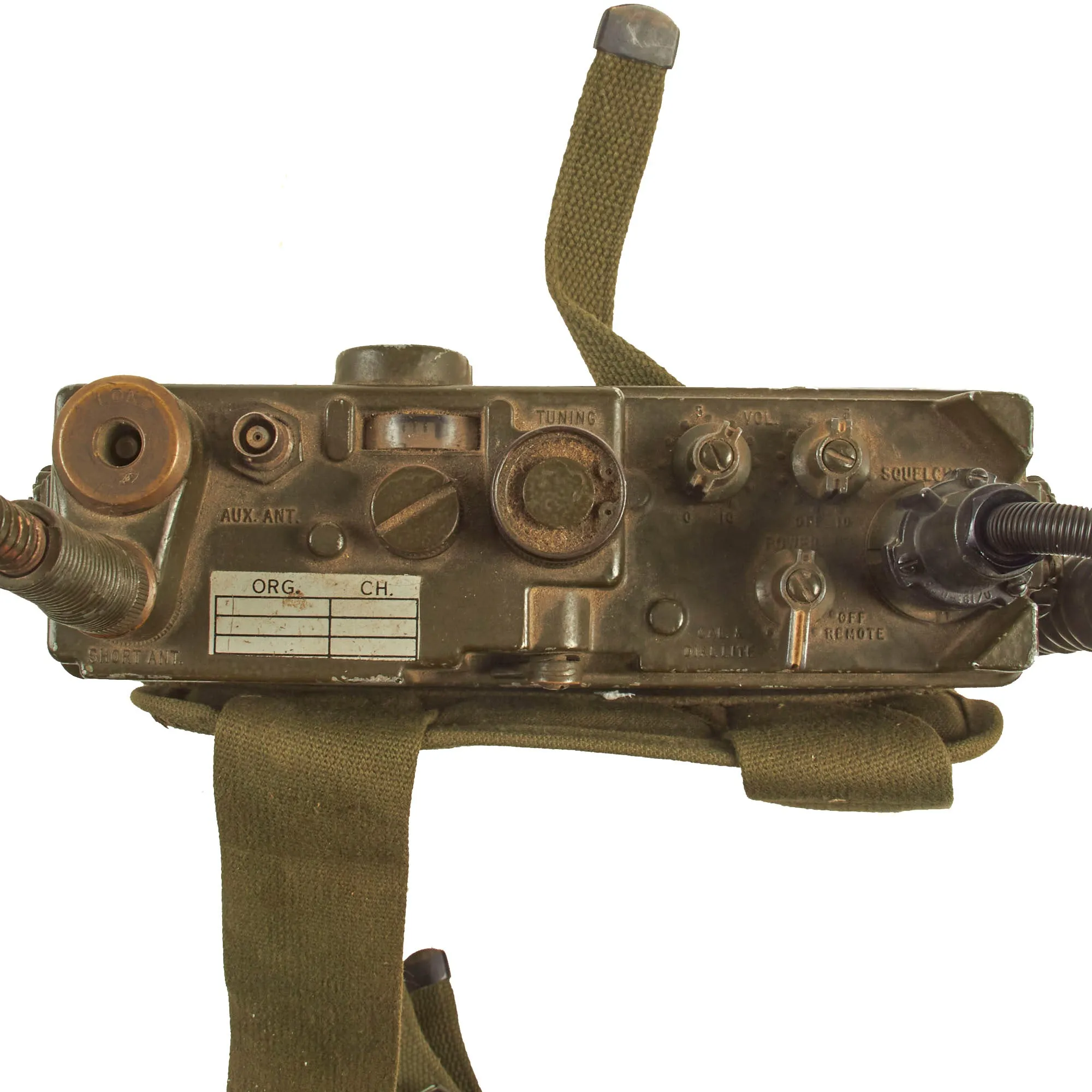Original U.S. Korean & Vietnam War Era RT-176 AN/PRC-10 Backpack Radio Rig