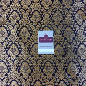 Ornate Ornamental Gold Metallic Bridal Banarsi Brocade 44" Wide M777 Mtex