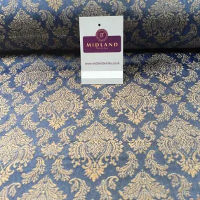 Ornate Ornamental Indian Pure Silk Banarsi waistcoat fabric 44" M790 Mtex