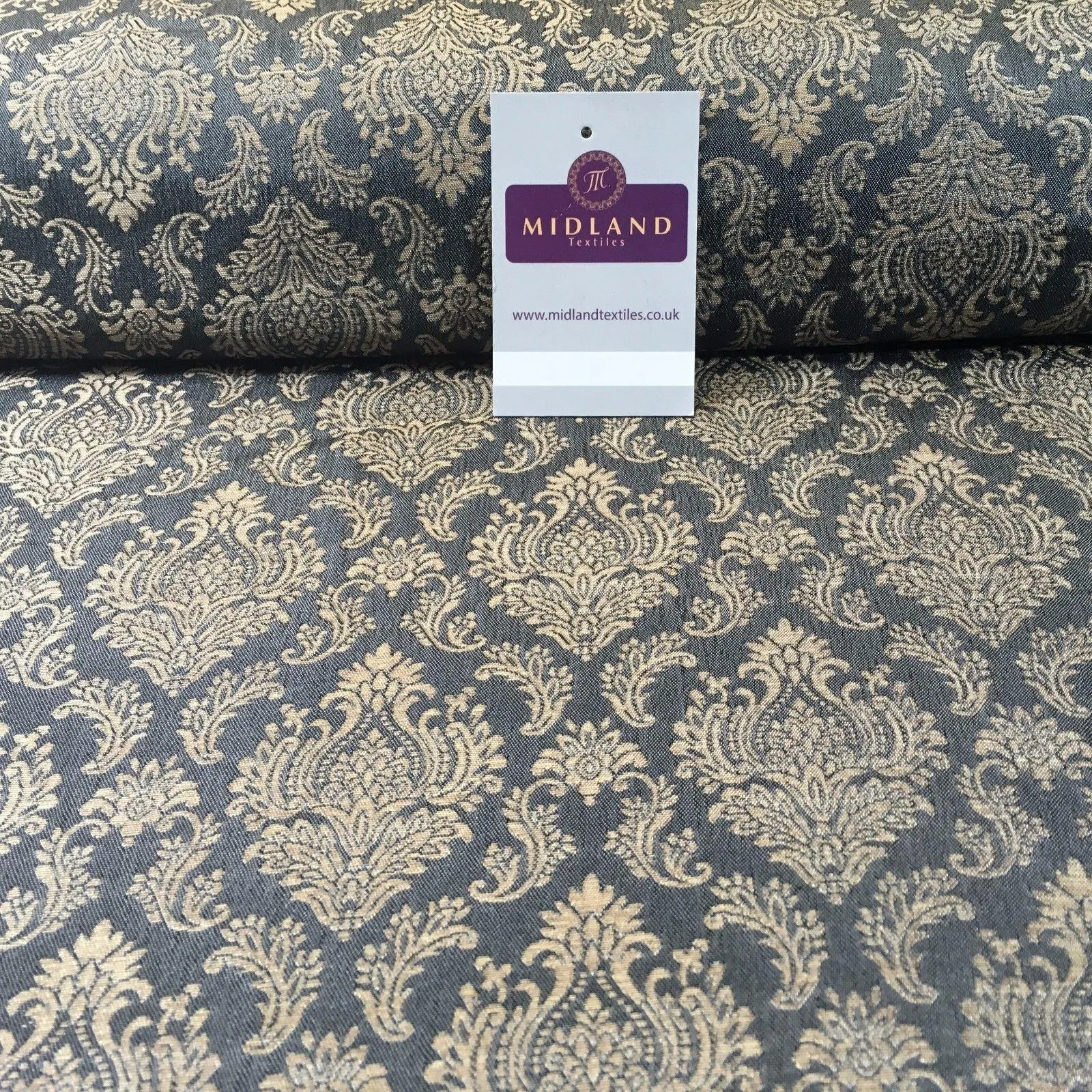 Ornate Ornamental Indian Pure Silk Banarsi waistcoat fabric 44" M790 Mtex