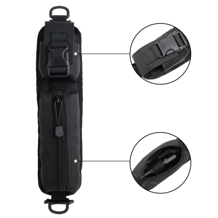 Outdoor Sports Backpack Shoulder Strap Phone Bag Sundry Kit, Size:One Size(Black)