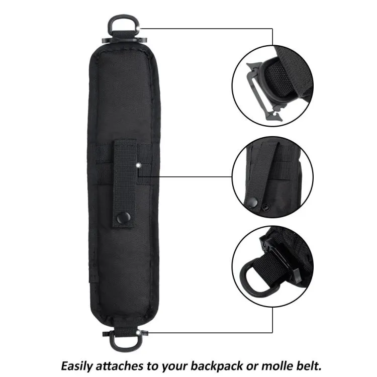Outdoor Sports Backpack Shoulder Strap Phone Bag Sundry Kit, Size:One Size(Black)