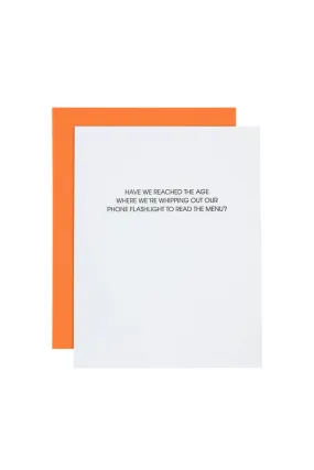 Phone Flashlight Card