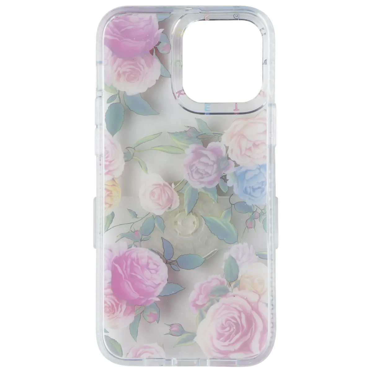 PopSockets Vintage Floral Case for iPhone 13 Pro Max - Clear