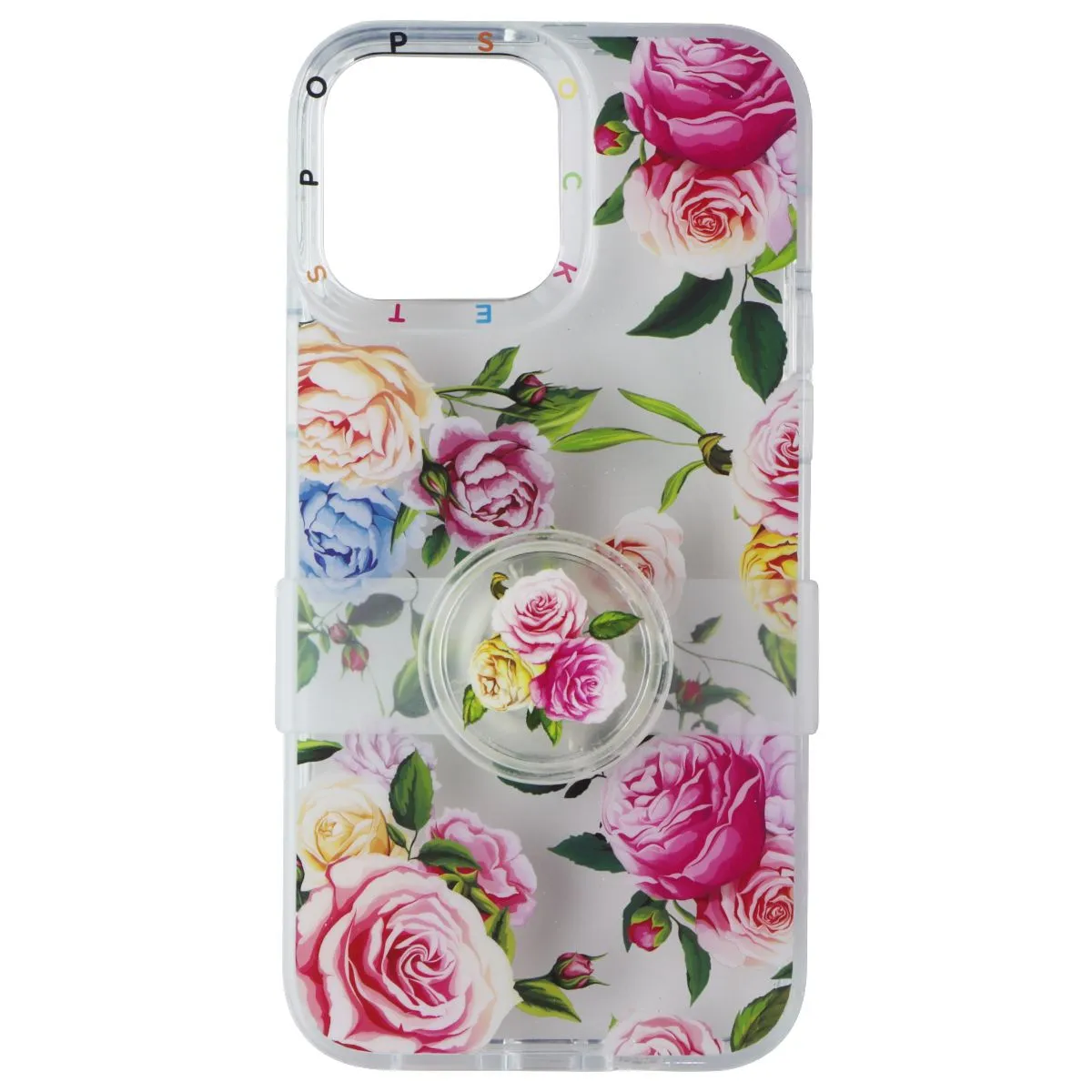 PopSockets Vintage Floral Case for iPhone 13 Pro Max - Clear