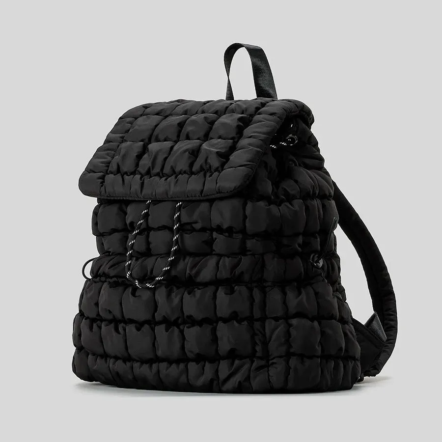 QUILTED PUFFER BACKPACK