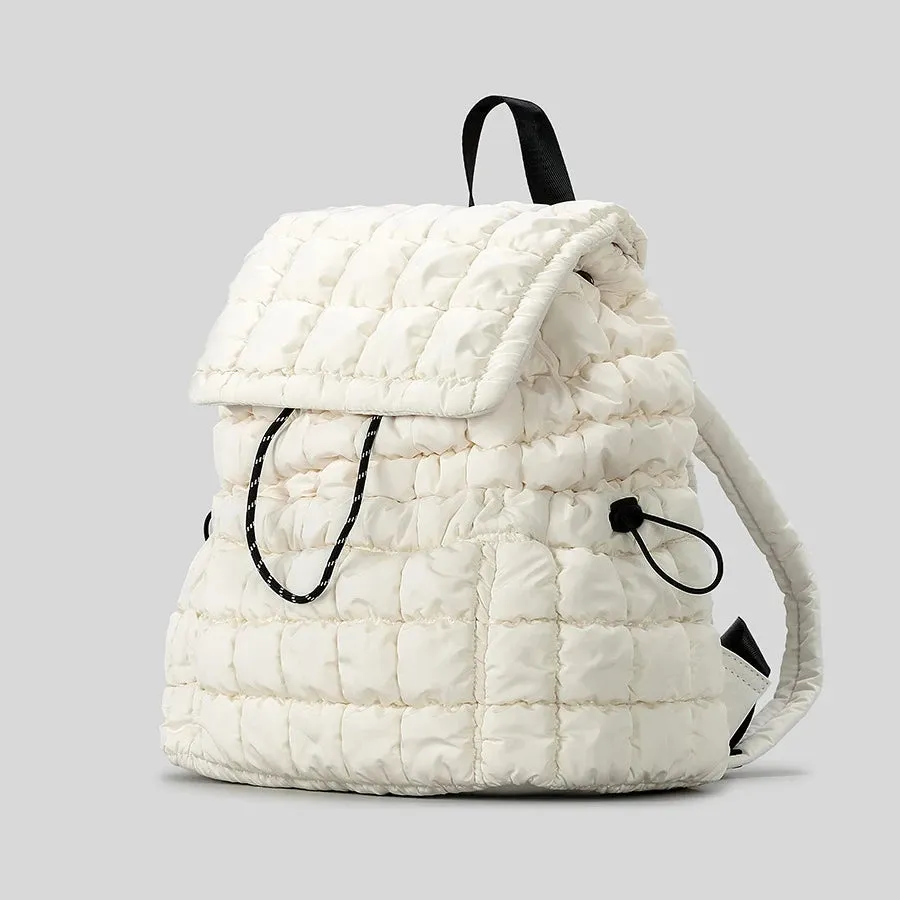 QUILTED PUFFER BACKPACK