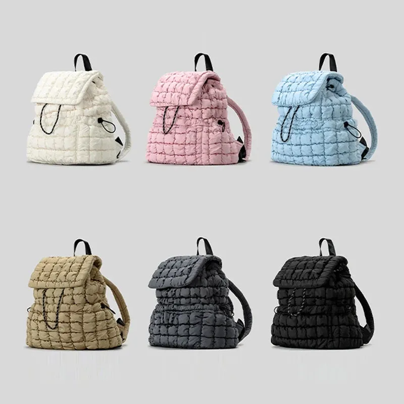 QUILTED PUFFER BACKPACK