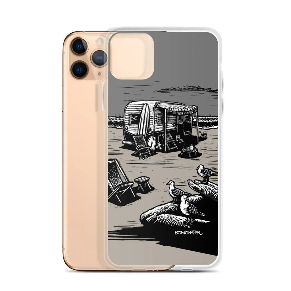 "Vintage Beach Trailer" iPhone Case