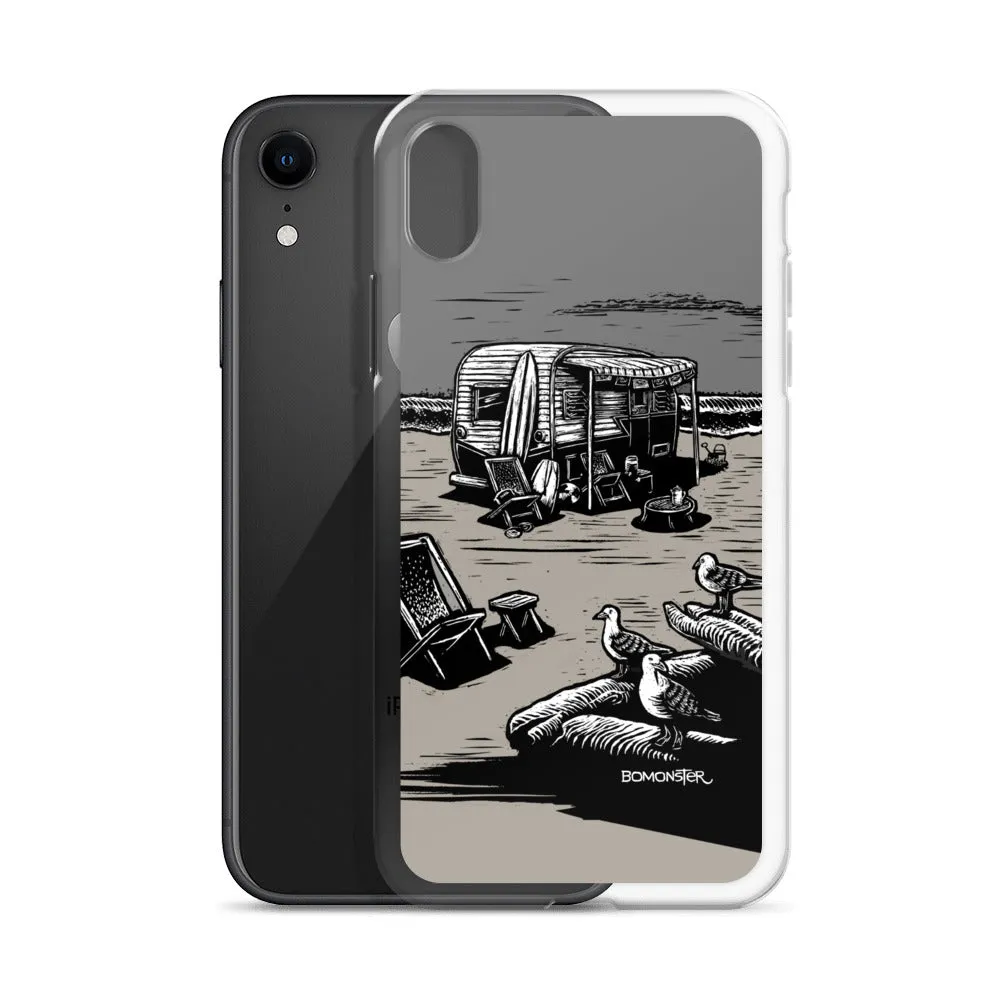 "Vintage Beach Trailer" iPhone Case