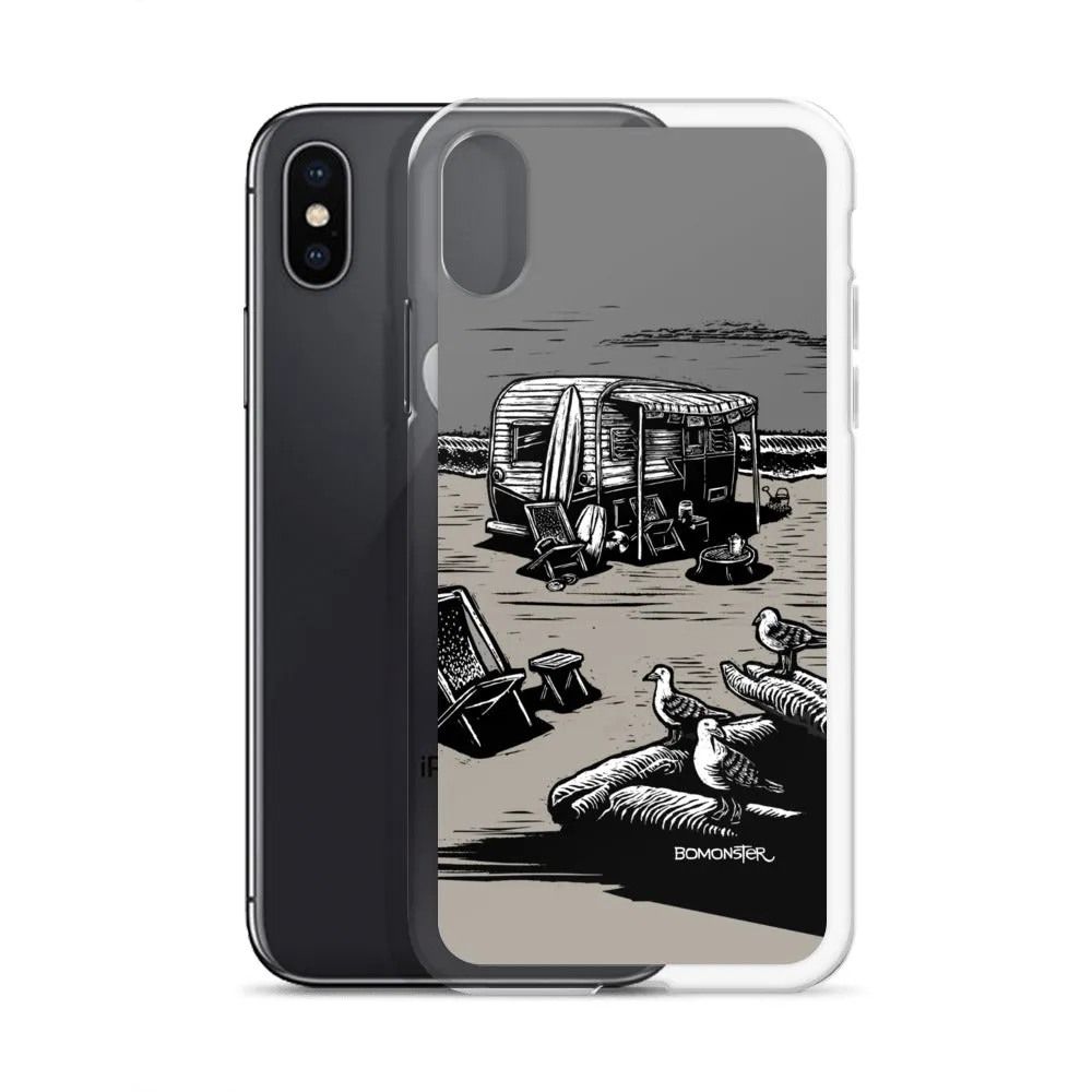 "Vintage Beach Trailer" iPhone Case
