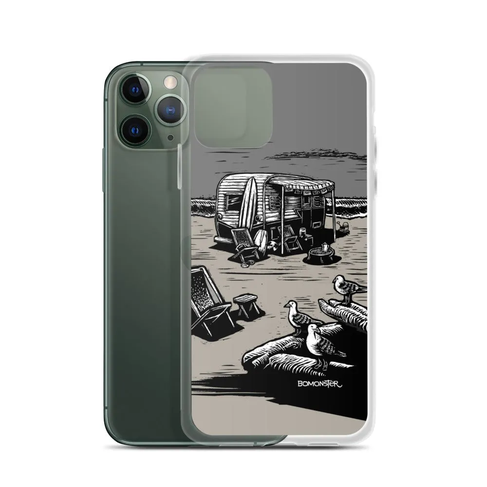 "Vintage Beach Trailer" iPhone Case