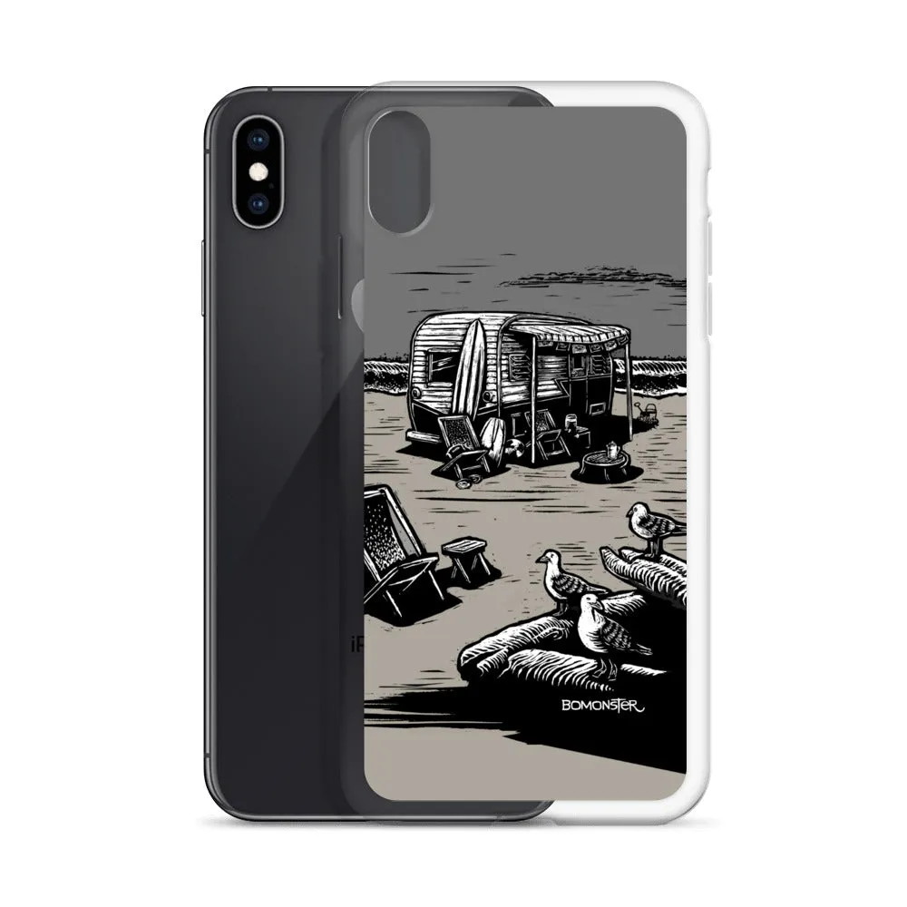 "Vintage Beach Trailer" iPhone Case