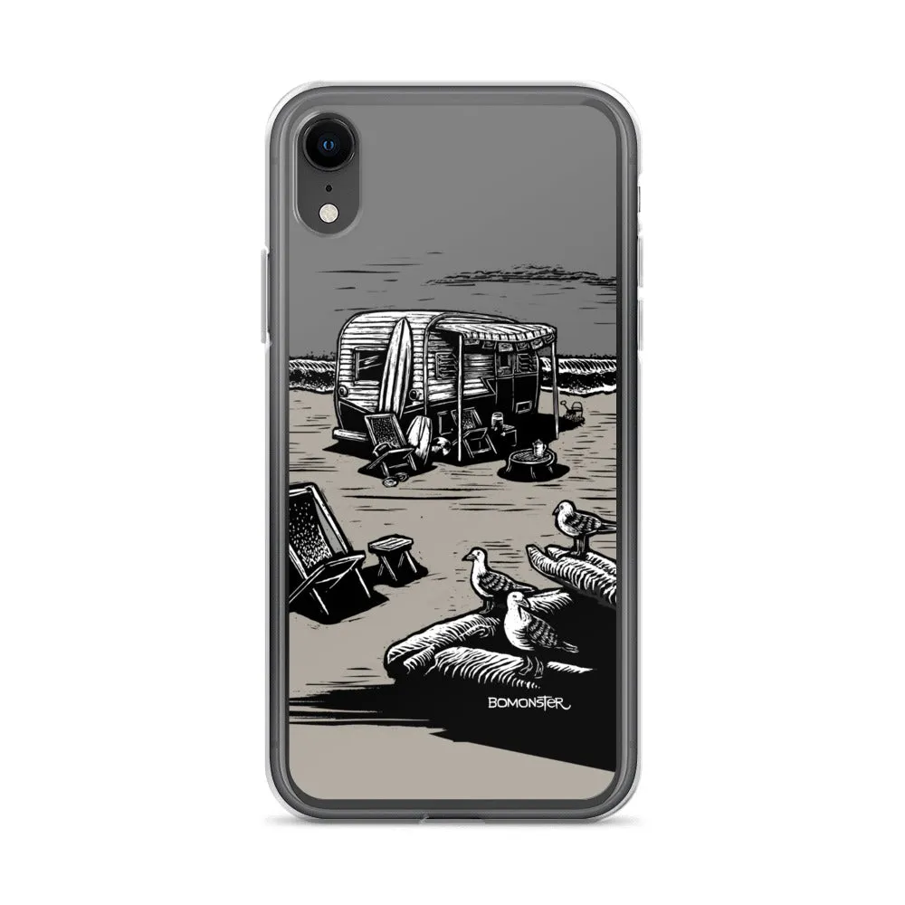 "Vintage Beach Trailer" iPhone Case