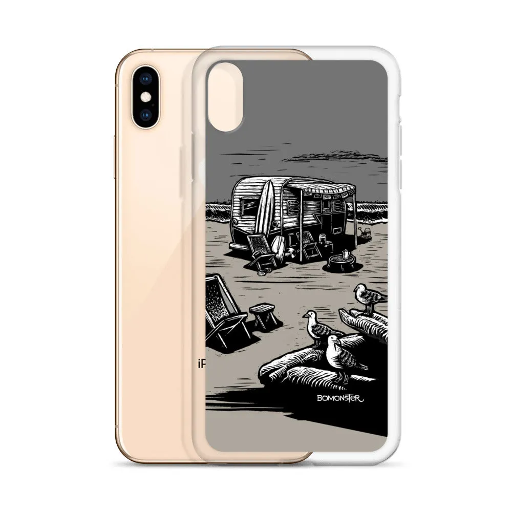 "Vintage Beach Trailer" iPhone Case