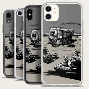 "Vintage Beach Trailer" iPhone Case