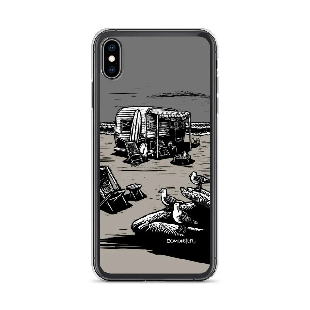 "Vintage Beach Trailer" iPhone Case