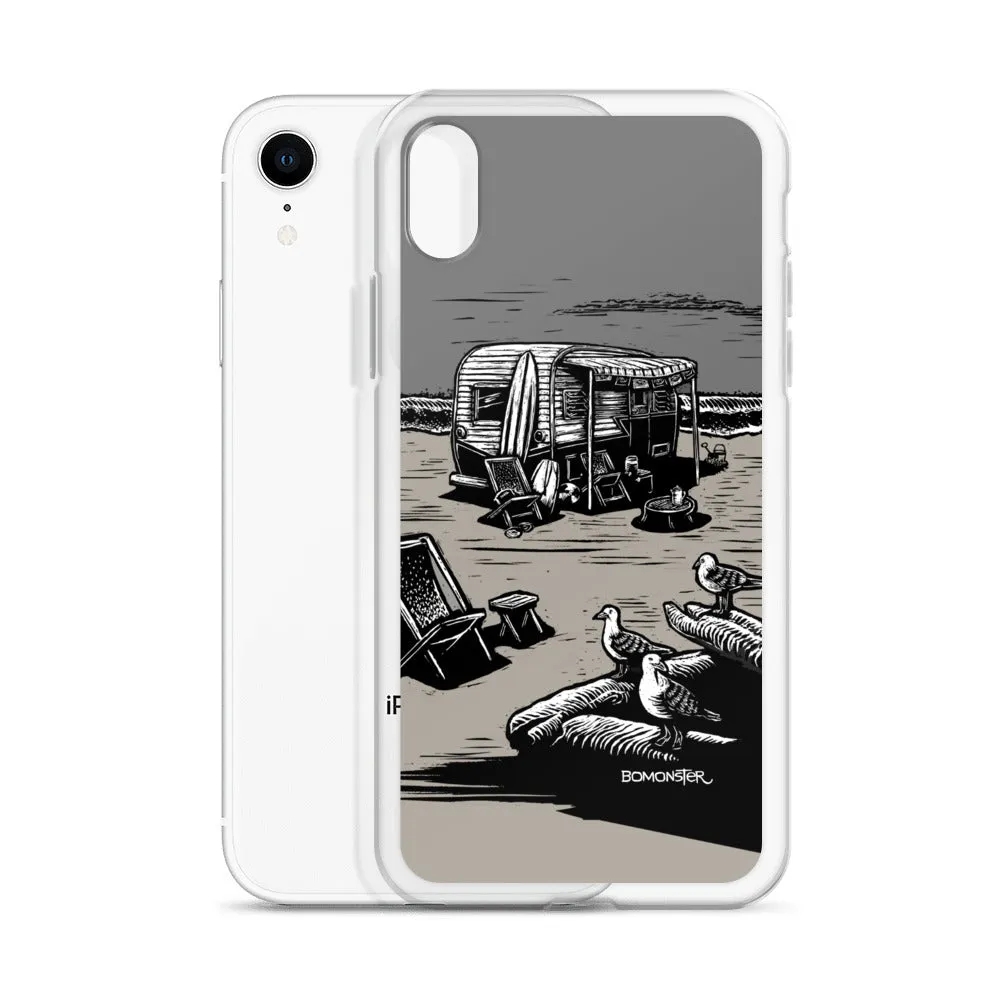 "Vintage Beach Trailer" iPhone Case