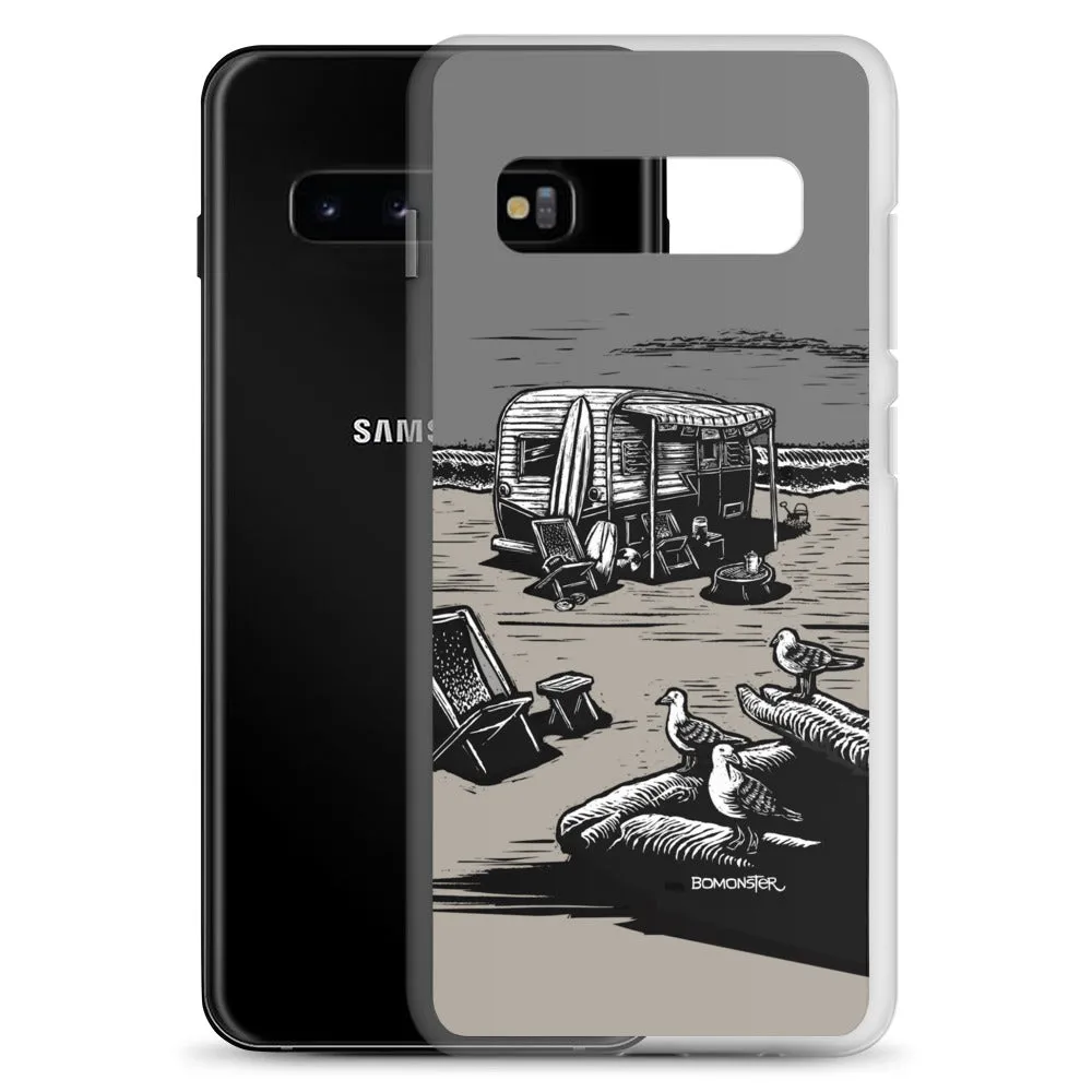 "Vintage Beach Trailer" Samsung Case