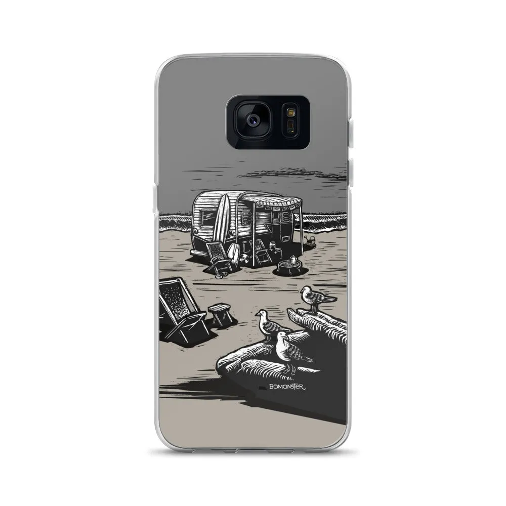 "Vintage Beach Trailer" Samsung Case