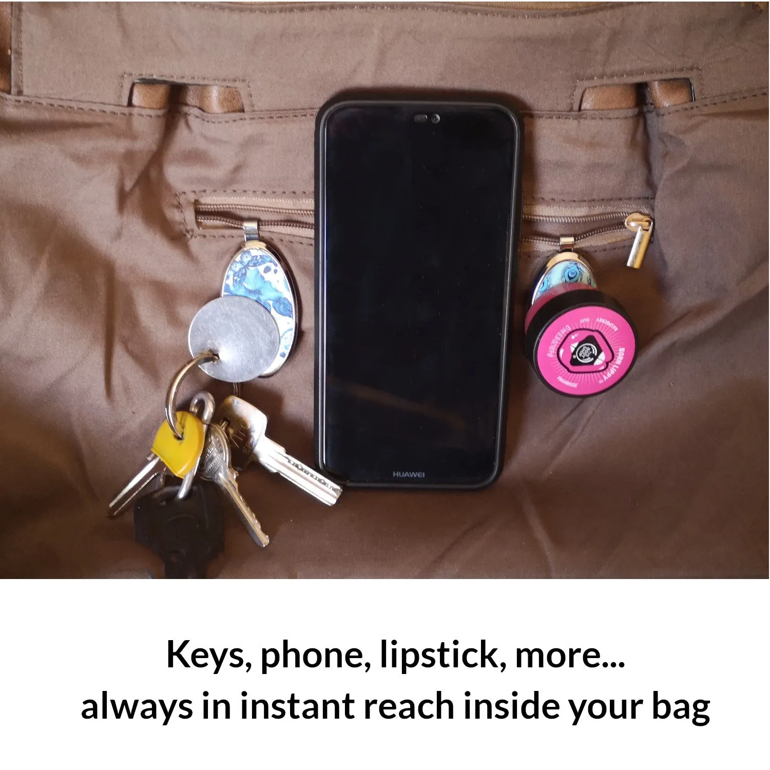Rainbow Fusion | Magnetic Phone & Key holder | For your bag, your car, your kitchen and more