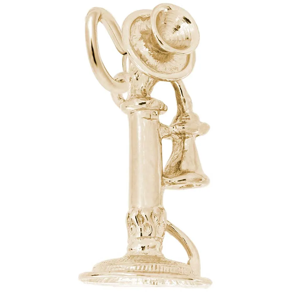 Rembrandt Charms - New Vintage Phone Charm - 0623
