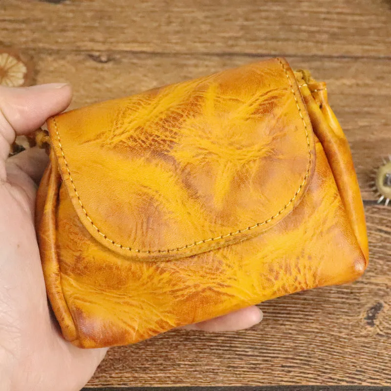 Retro Leather Handmade Storage Bag Wallets
