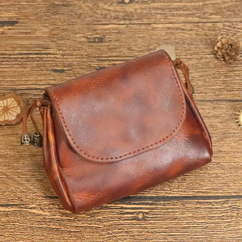 Retro Leather Handmade Storage Bag Wallets