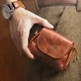 Retro Leather Handmade Storage Bag Wallets