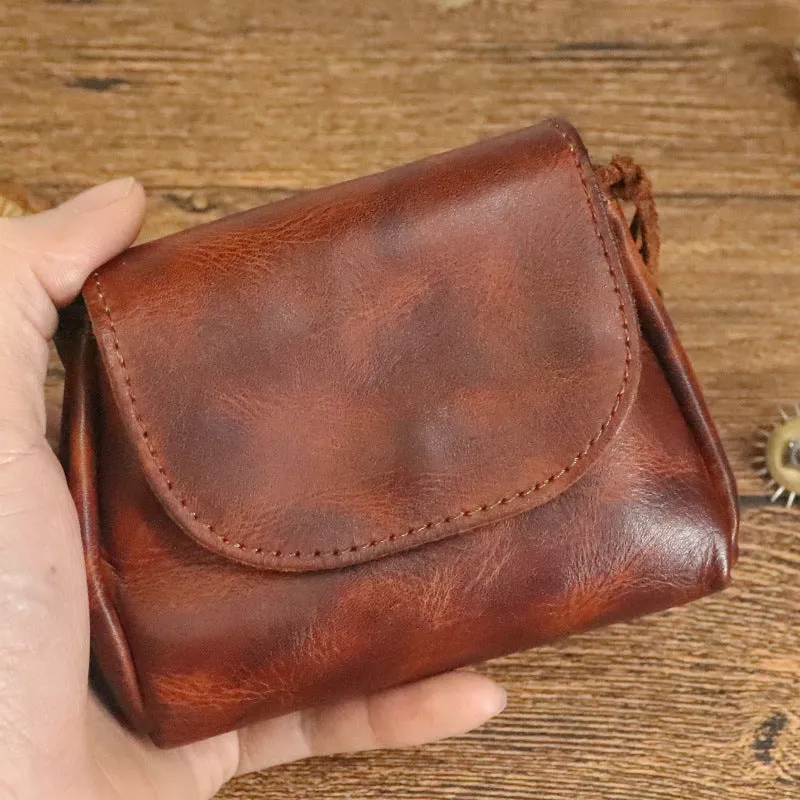 Retro Leather Handmade Storage Bag Wallets