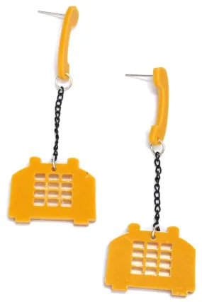 Retro Phone Dangle Earrings