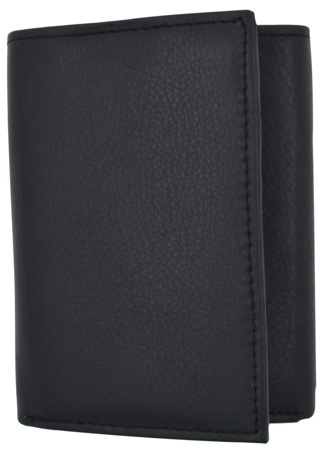 RFID Blocking Men's Premium Leather Trifold Flap ID Card Holder Wallet RFIDCN1307