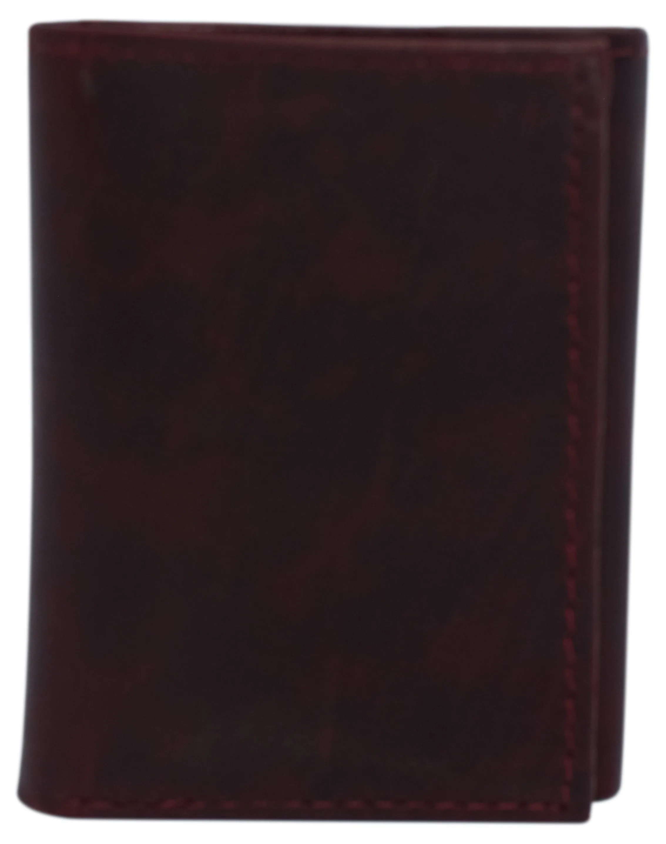 RFID620055HU Real Cowhide Leather Wallets for Men RFID Blocking Slim Trifold Wallet with ID & Card Slots
