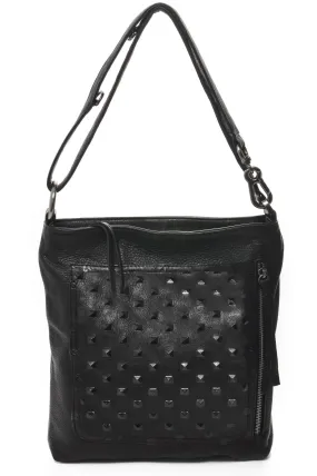 RILEY Black Studded