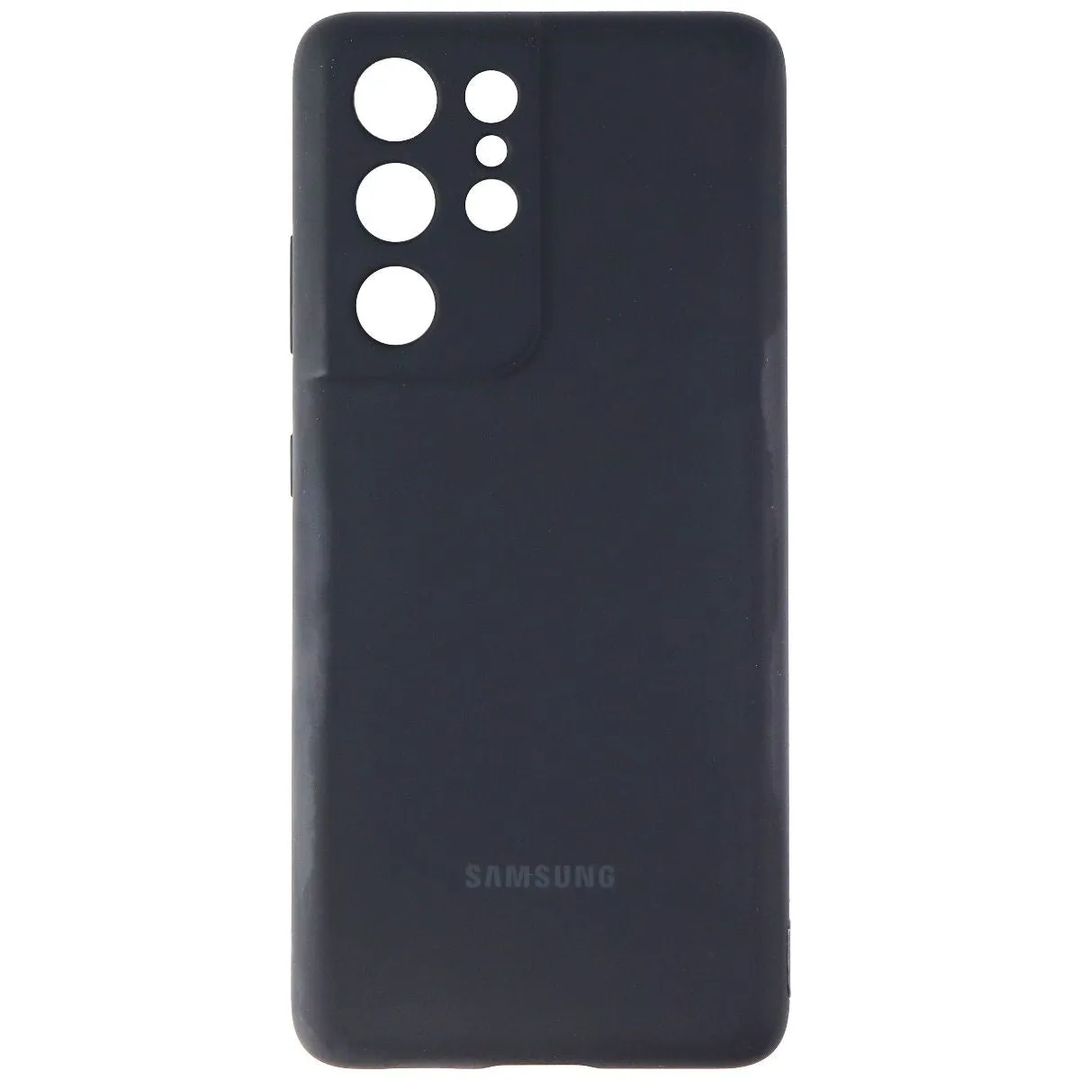 Samsung Silicone Back Cover for Galaxy S21 Ultra / S21 Ultra 5G - Black